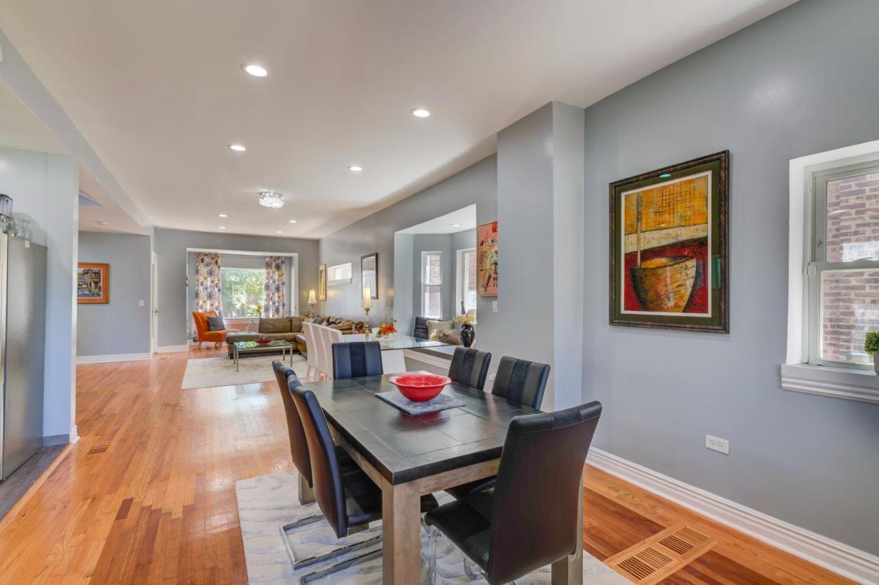 Spacious 5-Br House Near Transit W Parking Chicago Exterior foto